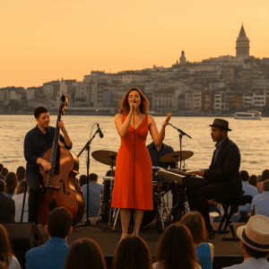 Galataport Jazz 2025, Boğaz’da caz rüzgarı estiriyor. Ücretsiz açık hava konserleriyle sanatseverlere unutulmaz bir müzik deneyimi sunuyor.