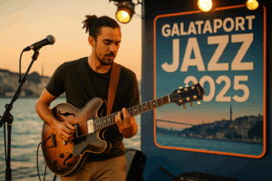 Galataport Jazz 2025’te Oscar Jerome, Boğaz’ın kalbinde müzik ve sanat dolu bir atmosfer yaratıyor. Ücretsiz konserlerle caz keyfi zirveye çıkıyor.