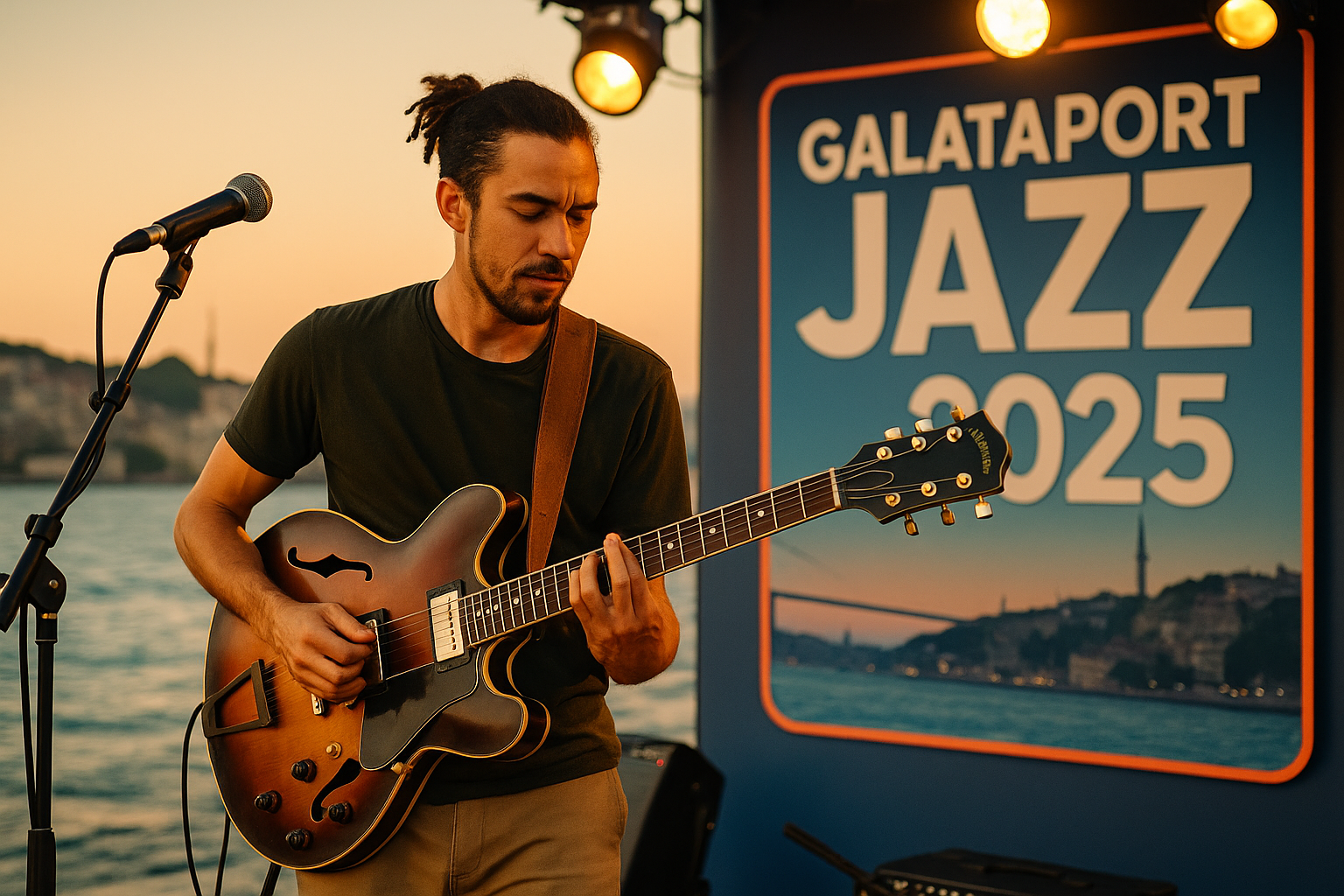 Galataport Jazz 2025’te Oscar Jerome, Boğaz’ın kalbinde müzik ve sanat dolu bir atmosfer yaratıyor. Ücretsiz konserlerle caz keyfi zirveye çıkıyor.