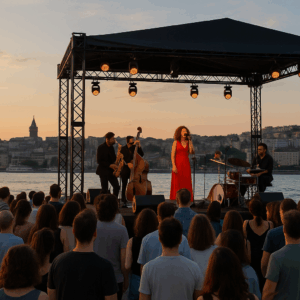 Galataport Jazz 2025, Boğaz’da ücretsiz festival eşliğinde cazın büyüsünü yaşatıyor. Müzikseverler için eşsiz bir yaz yolculuğu seni bekliyor!