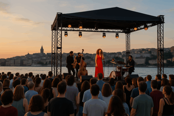 Galataport Jazz 2025, Boğaz’da ücretsiz festival eşliğinde cazın büyüsünü yaşatıyor. Müzikseverler için eşsiz bir yaz yolculuğu seni bekliyor!