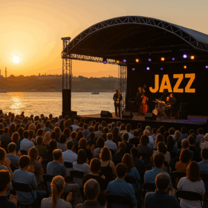 Galataport Jazz 2025, Boğaz manzarası eşliğinde ücretsiz açık hava konserleriyle cazın ritmini İstanbul’a taşıyor. Sanat dolu bir yaz seni bekliyor!