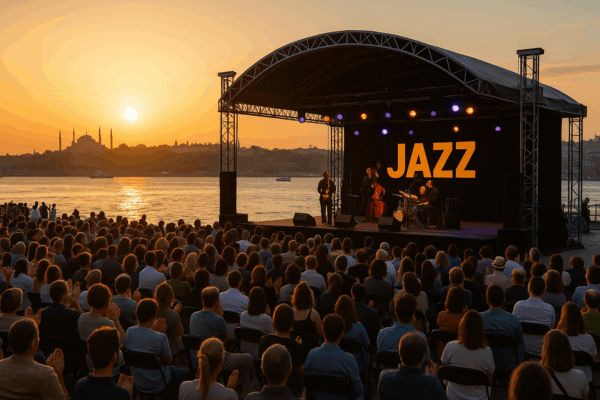 Galataport Jazz 2025, Boğaz manzarası eşliğinde ücretsiz açık hava konserleriyle cazın ritmini İstanbul’a taşıyor. Sanat dolu bir yaz seni bekliyor!