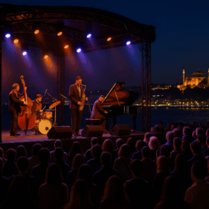 Galataport Jazz 2025, ücretsiz festival kapsamında İstanbul’da unutulmaz bir caz akşamı sunuyor. Boğaz’da müzik ve sanatla dolu bir gece seni bekliyor!
