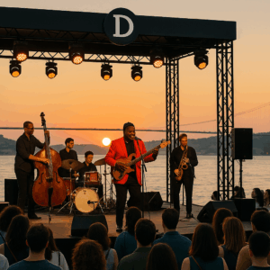 Galataport Jazz 2025’te D-Saat performansıyla Boğaz’da ücretsiz açık hava konseri gerçekleşiyor. Caz ve manzara eşliğinde büyüleyici bir akşam seni bekliyor!